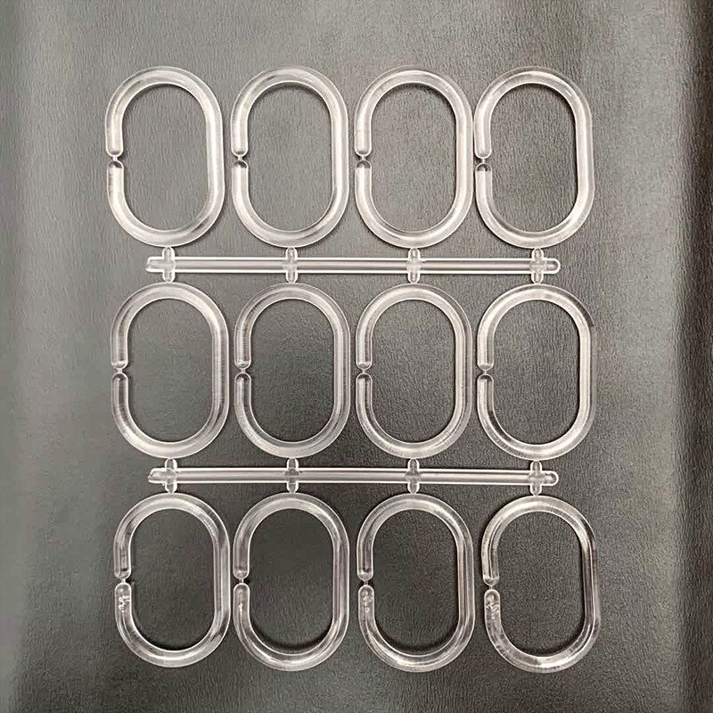 Moderne Stijl Douchegordijnen Badkamer Gordijn Eva Transparante Gouden Streep Milieubescherming Waterdicht Douchegordijn