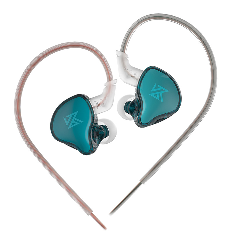 KZ EDC EDCX Wired Headset Hanging In Ear Earbuds Headphones With Microphone Game Sport Monitor Noice Cancelling Earphones: Yellow