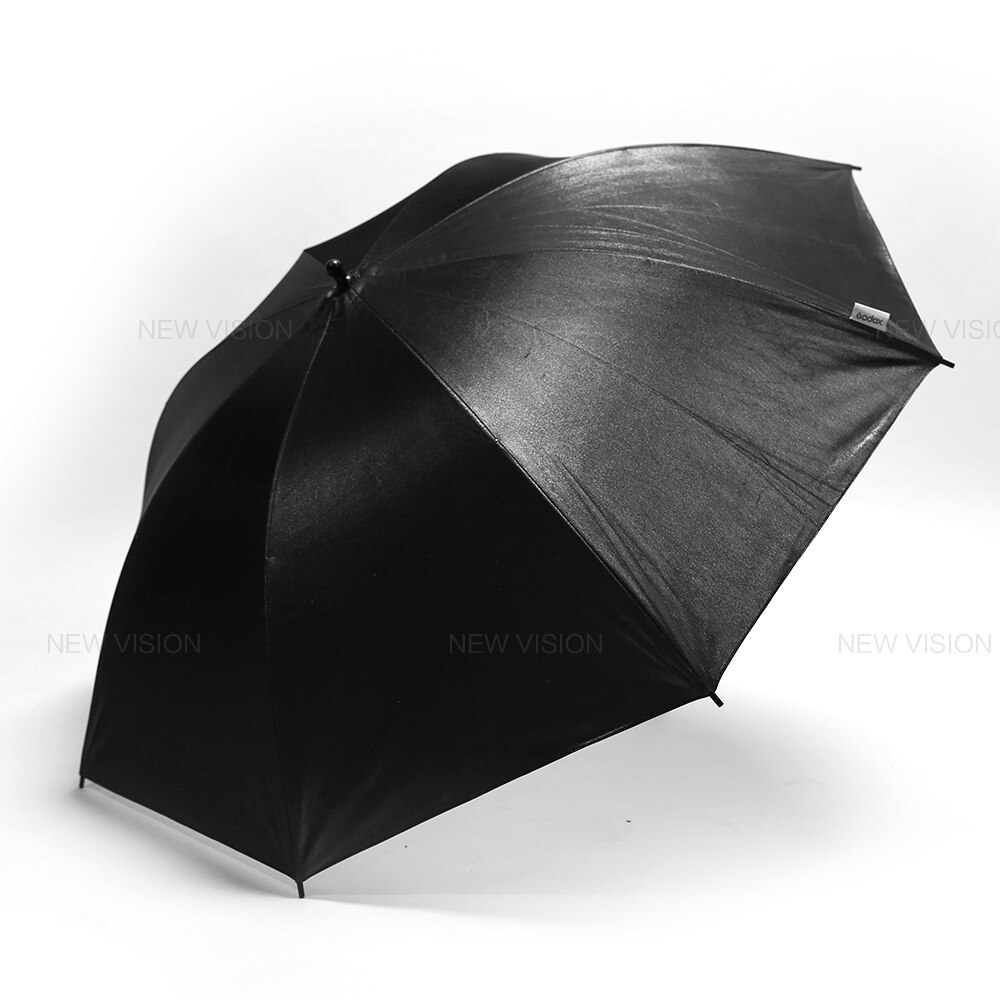 Godox 40" 102cm Reflector Umbrella Photo Studio Flash Light Grained Black Silver Umbrella