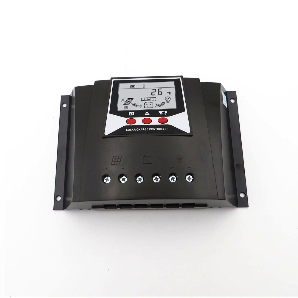 50A PWM Solar Charger controller Charger Regulators 50AMPS 12V 24V Auto Backlight LiFePO4 lithium Battery 3.2V 3.7V