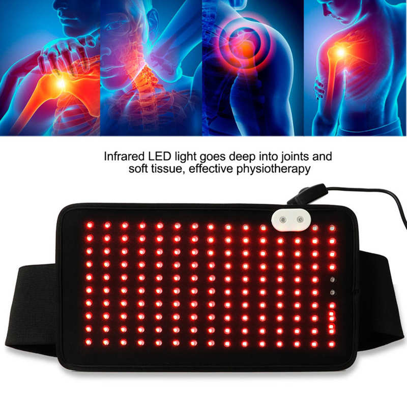 Infrared LED Light Therapy Wrap Arthritis Recovery Massager Muscle Pain Relief Shoulder Belt USB Charging Muscle Relax Massage