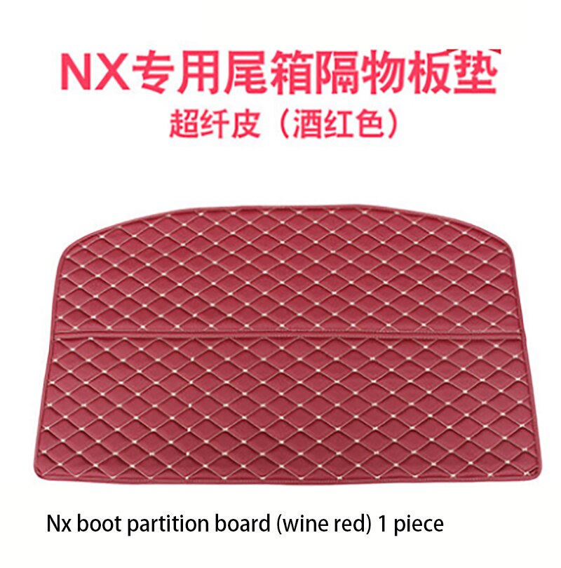 for Lexus nx200 200T NX300 NX300H tail box trunk trunk partition pad pad cover pad: F