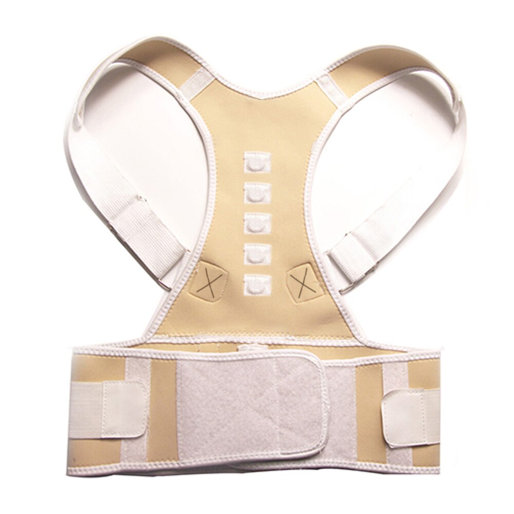 K-star winkel ondersteunt riem houding schouderpad magnetische therapie houding corrector brace schouder rug ondersteuning riem voor mensen: Huid / Xxl