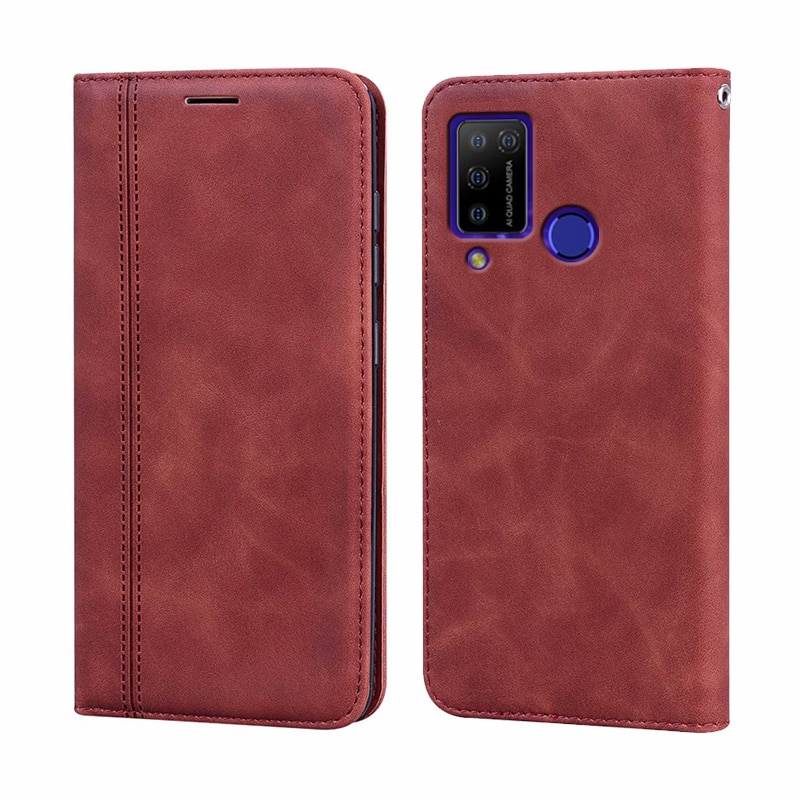Funda Doogee N20 Flip on Doogee N10 Y7 Y9 Plus Funda de cuero para Estuches de móvil Doogee N20 Pro Funda Etui