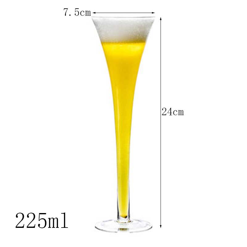 1Pcs Cocktail Glass Kitchen Bar Wine Glass Martini Cup Champagne Flutes Goblet Cup Wedding Party Drinking Glasses vaso: P