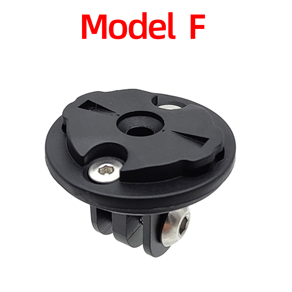 Adaptador de soporte de montaje combinado Garmin Gopro, adaptador de faro de cámara de liberación rápida para montaje de K-EDGE Garmin Wahoo Bryton: Gris claro