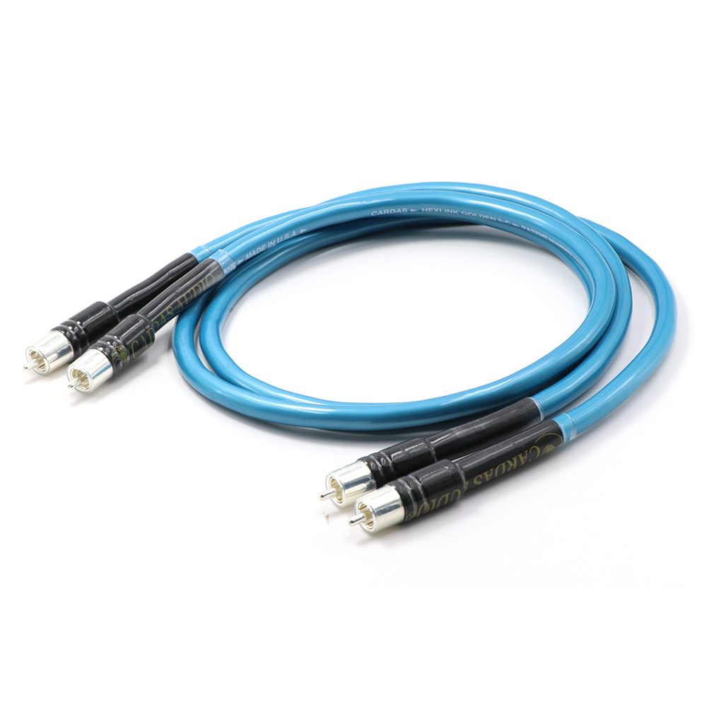 Pair Cardas hexlink golden 5-C rca INTERCONNECT CABLE,audio video signal wire , RCA hifi extend line