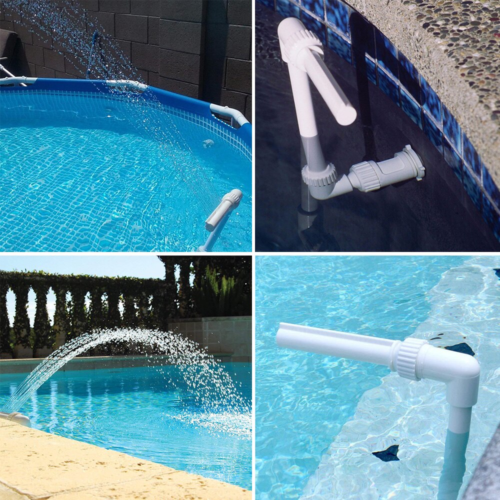 Fontanna-wodospad plastikowa rura dysza głowicy regulowana wysokość kierunek mała fontanna-wodospad basen z fontanną spa dekoracja