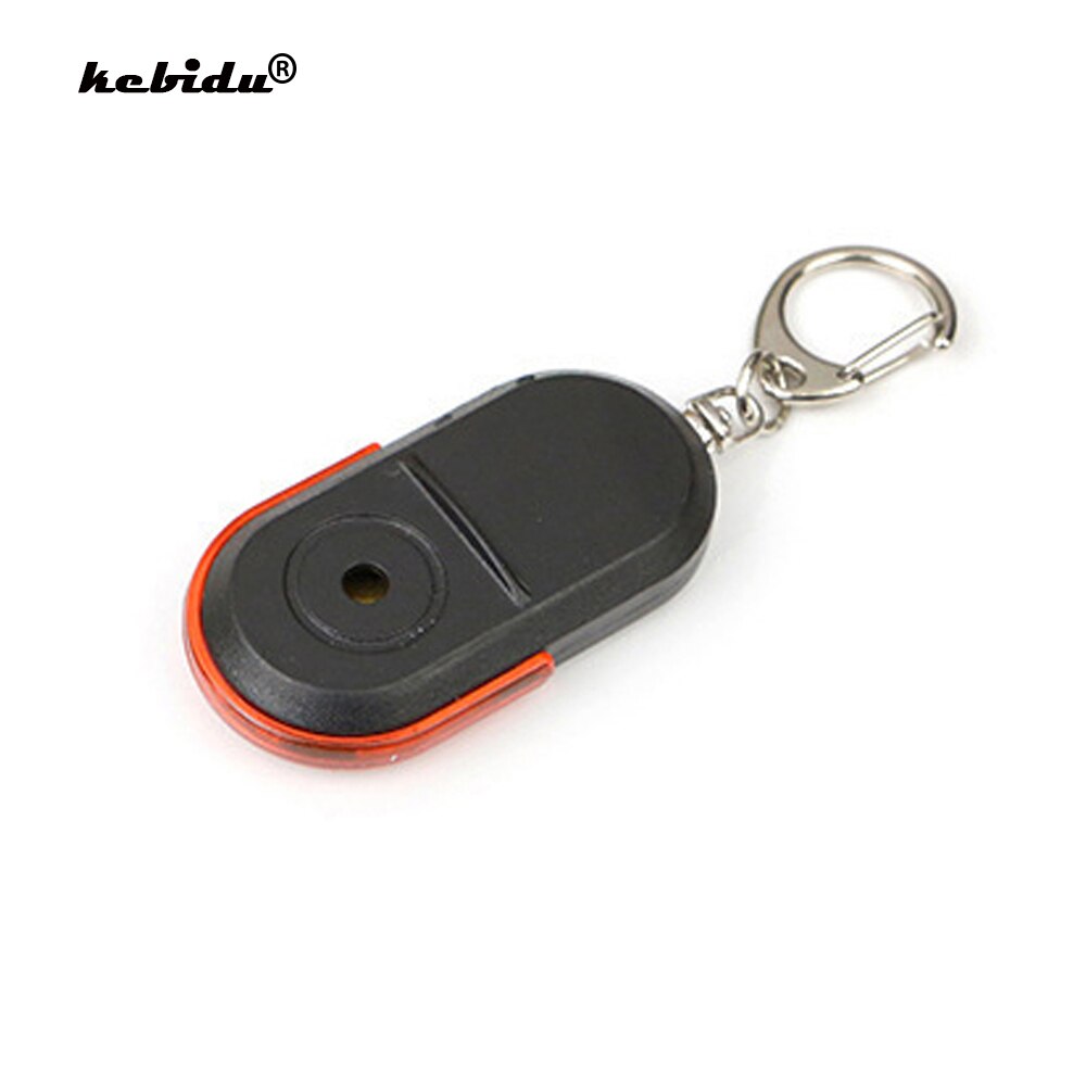 kebidu Mini Key Finder Wireless Alarm Smart Tag Key Locator Keychain Tracker Whistle Sound LED Light Tracker Anti-lost