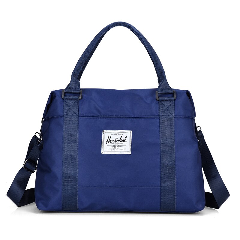 Tamaño medio de viaje bolsa de viaje de equipaje orgnizing bolsas de lona gimnasio yoga al aire libre bolsas bolsa de ropa multifuncionales viaje bolsas: blue