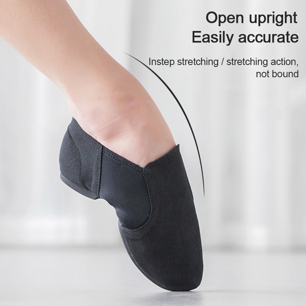 Dance Shoes For Women Canvas Soft Jazz Dance Shoes Ballet Dance Shoes Jazz Slip On Dance Shoes