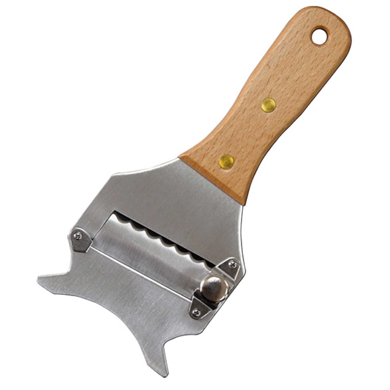 Premium chokolade trøffel ost barbermaskine høvler - rustfrit stål - justerbar barberkniv: A2