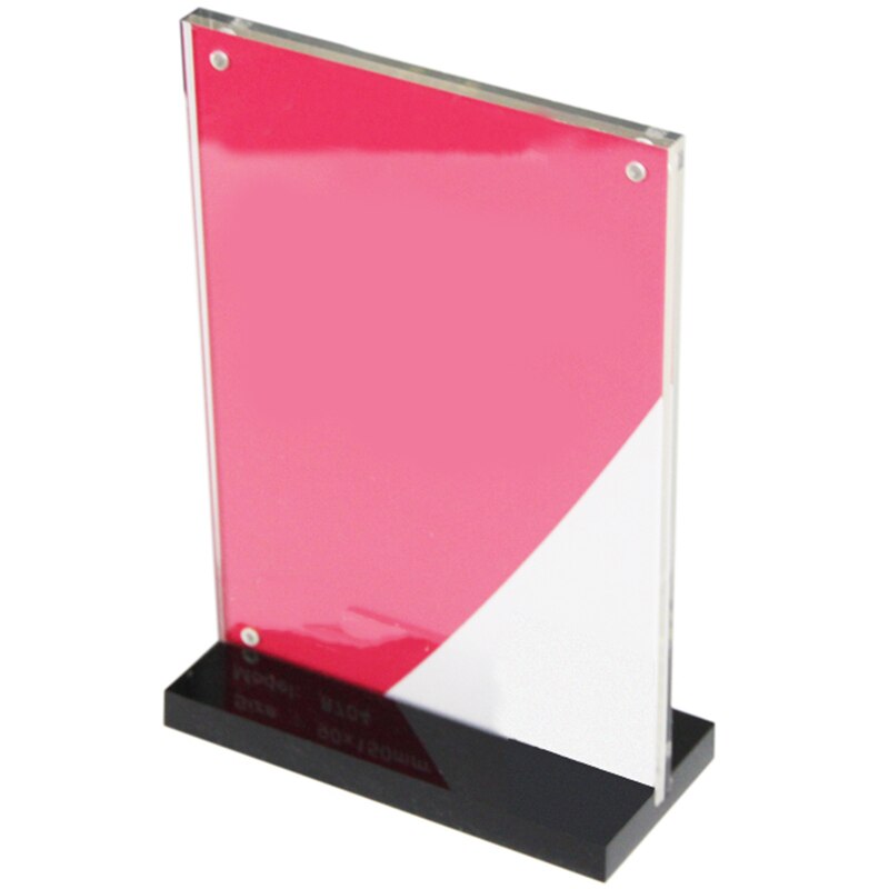 A4 210 x 297mm akryl magnetisk skilt stativ display stand plakat papir foto papir menu reklame display stand