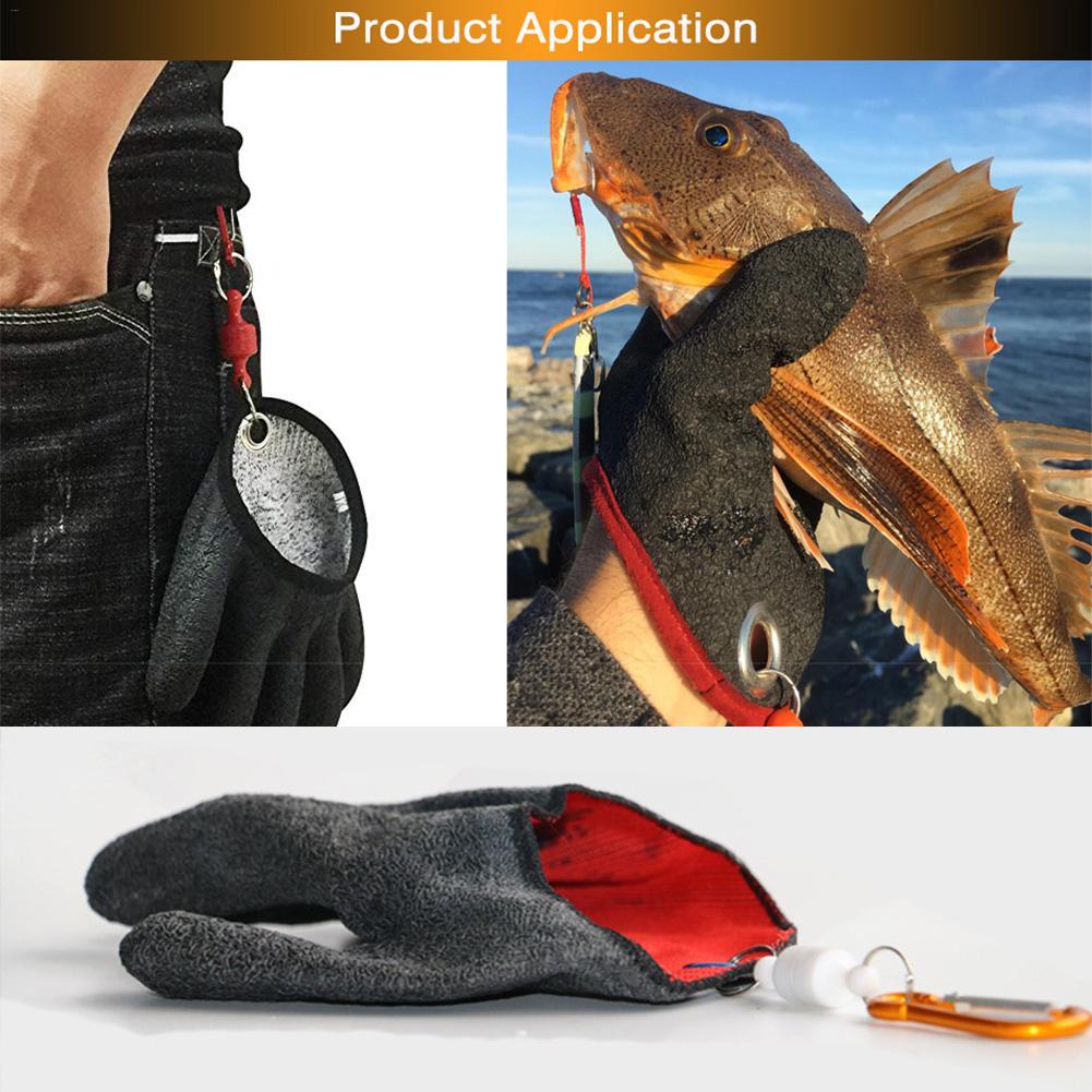 Fishing Catching Gloves Anti-slip Waterproof Puncture Resistant Fishing Gloves for Fisherman