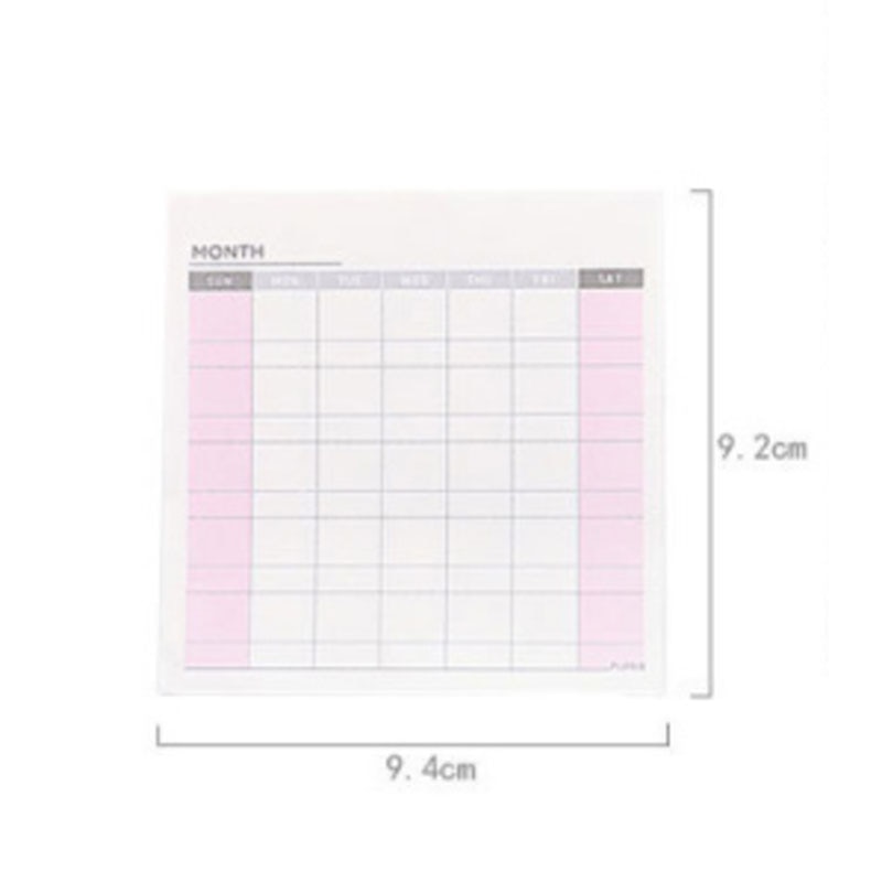 1 PC Cute Kawaii Weekly Monthly Work Planner Book ... – Vicedeal