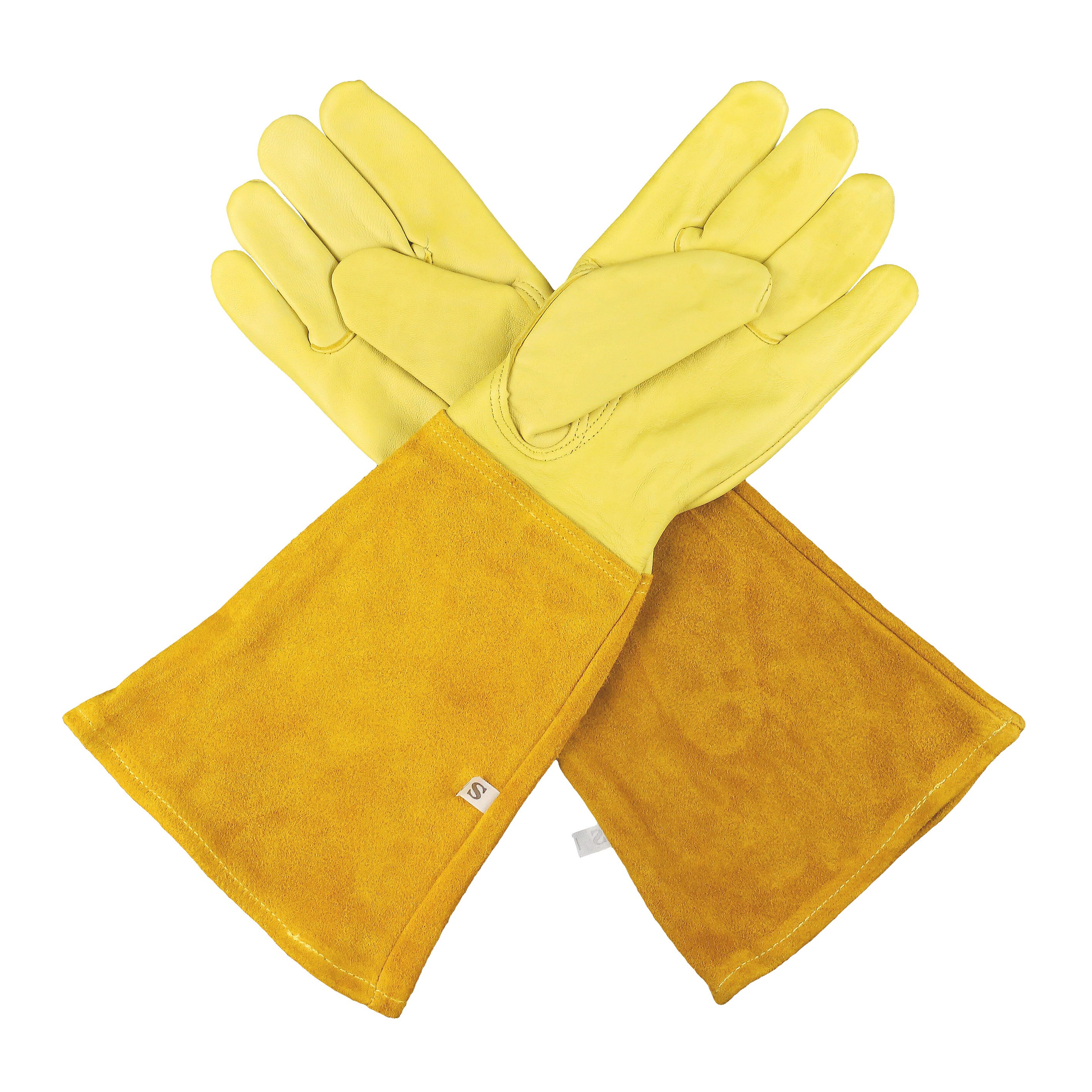 Guantes De Soldadura De Cuero - Talla XL, Tipo Guantelete Rojo - Para MIG, TIG, Barbacoa Y Horno