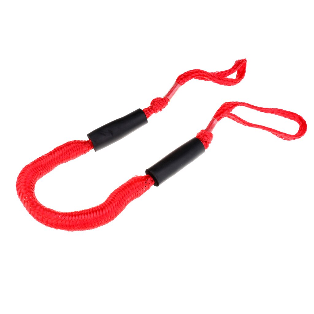 Röd och blå 3.5ft marin bungee docka lina/båt förtöjningsrep bungee ties
