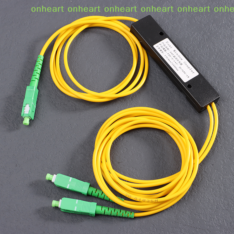 Konischer 1-zu-2 Splitter-Box / APC Computerzubehör 1 Stk. 1x2 FTTH Glasfaser-Splitter 1-zu-2 Glasfaser-Splitter-Box