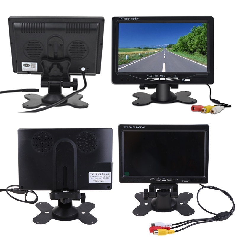 7 Inch Car Monitor Display lcd Reverse Camera Monitors for Car Parking/Reversing System Image