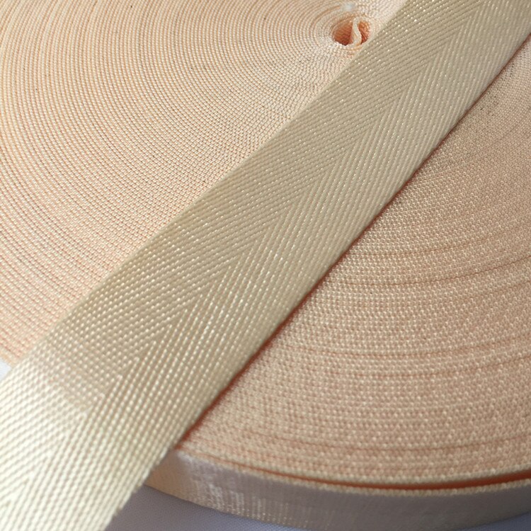 1 Meters 1"(25mm) Strap Nylon Webbing Herringbone Pattern Knapsack Strapping Sewing Bag Belt Accessories: Khaki