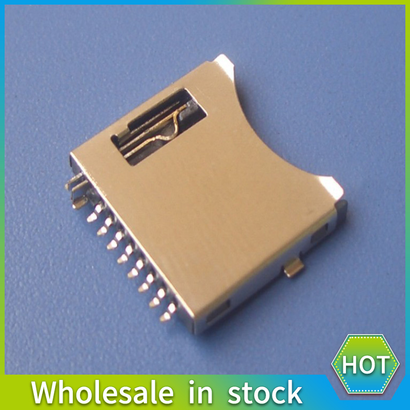 100% 20 Stuks TransFlash TF Micro SD Card Socket Plug Adapter Connector deel