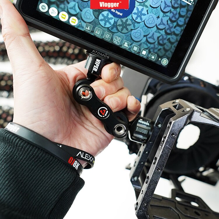 Vlogger magisk væpne lysbrakett gimbal kamera burtilbehør artikulerende armmontering klemme adapter kulehode skjermstativ