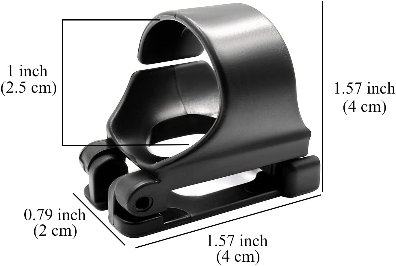 Snorkel keeper accessories holder Quick-release oval clip plastic
