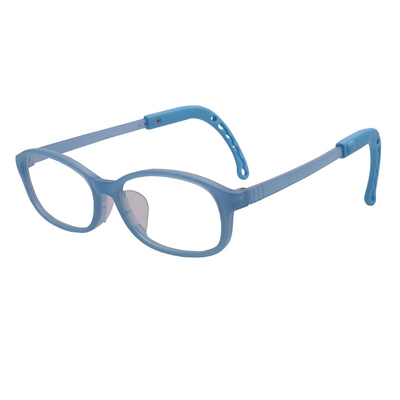 Wholes Kids Optical Glasses Frames Boy Girl Myopia Prescription Eyewear Child Spectacle Frame Student Eyeglasses Frame: light blue
