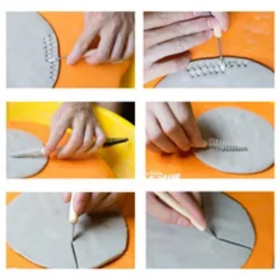 Juego de Herramientas de modelado para esculpir arcilla y cerámica, Kit de herramientas de tallado de arcilla polimérica y cerámica de doble cara para cortadores de modelado, 11 Uds.