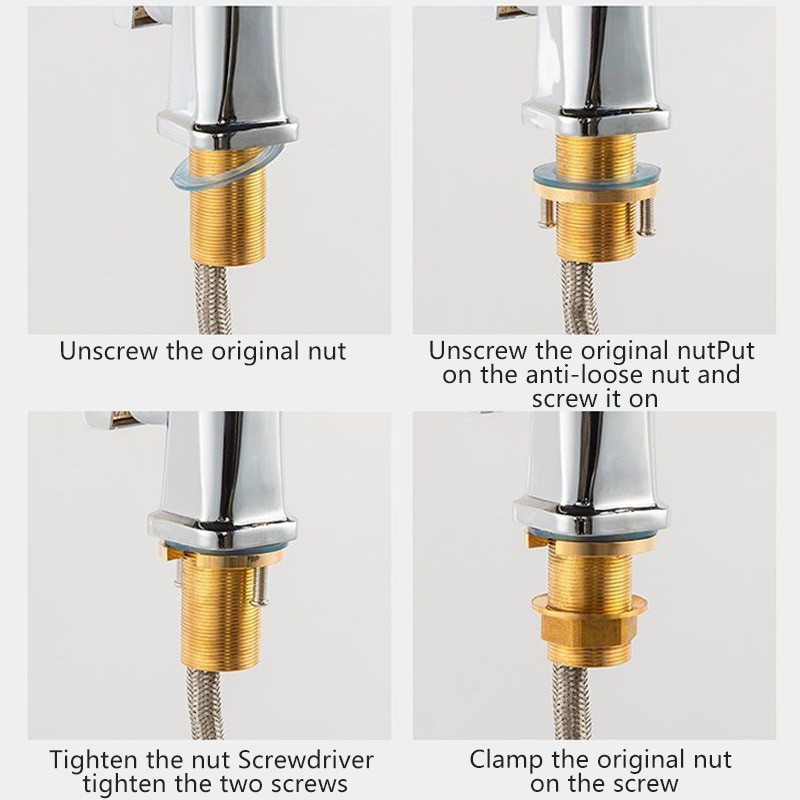 32mm vandhane monteringsværktøj sæt køkken badeværelse håndvask vandhane befæstelse enkelt huls møtrik monteret fitting cirlip vandhane installation