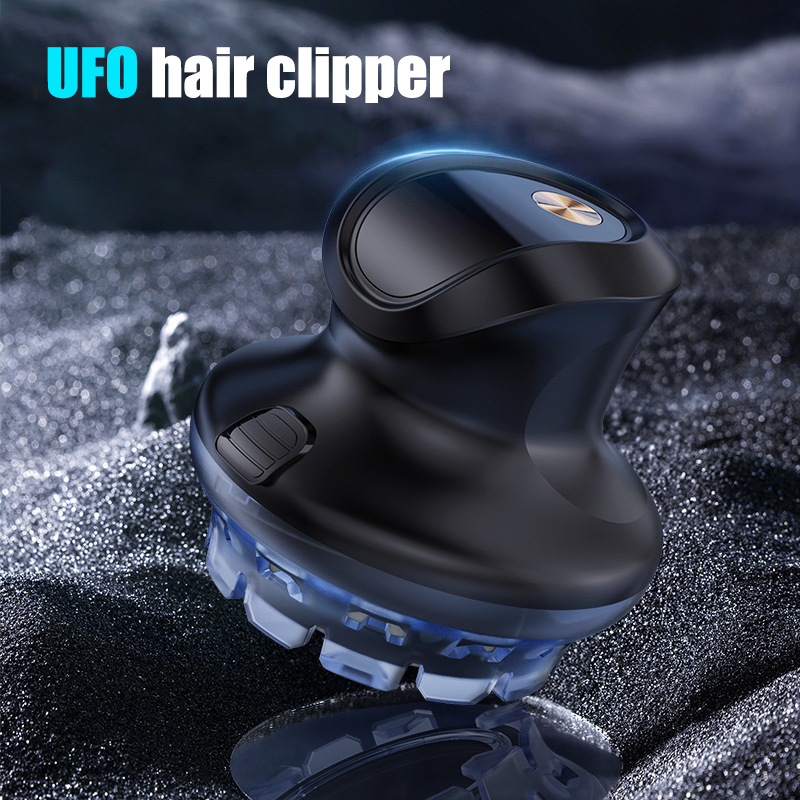 Tragbare Haarschneidegeräte, 360-Grad-Haarschneidemaschine, Klinge, elektrischer Haarschneider, USB, universelles Haarschneider-einstellen mit LED-Anzeige