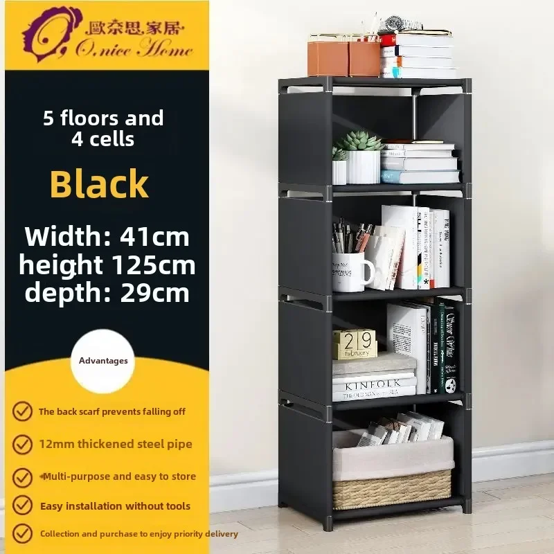 Armario multicapa a prueba de polvo, estantería divisoria de alta capacidad para dormitorio, armario de almacenamiento de montaje Simple abierto, muebles de dormitorio