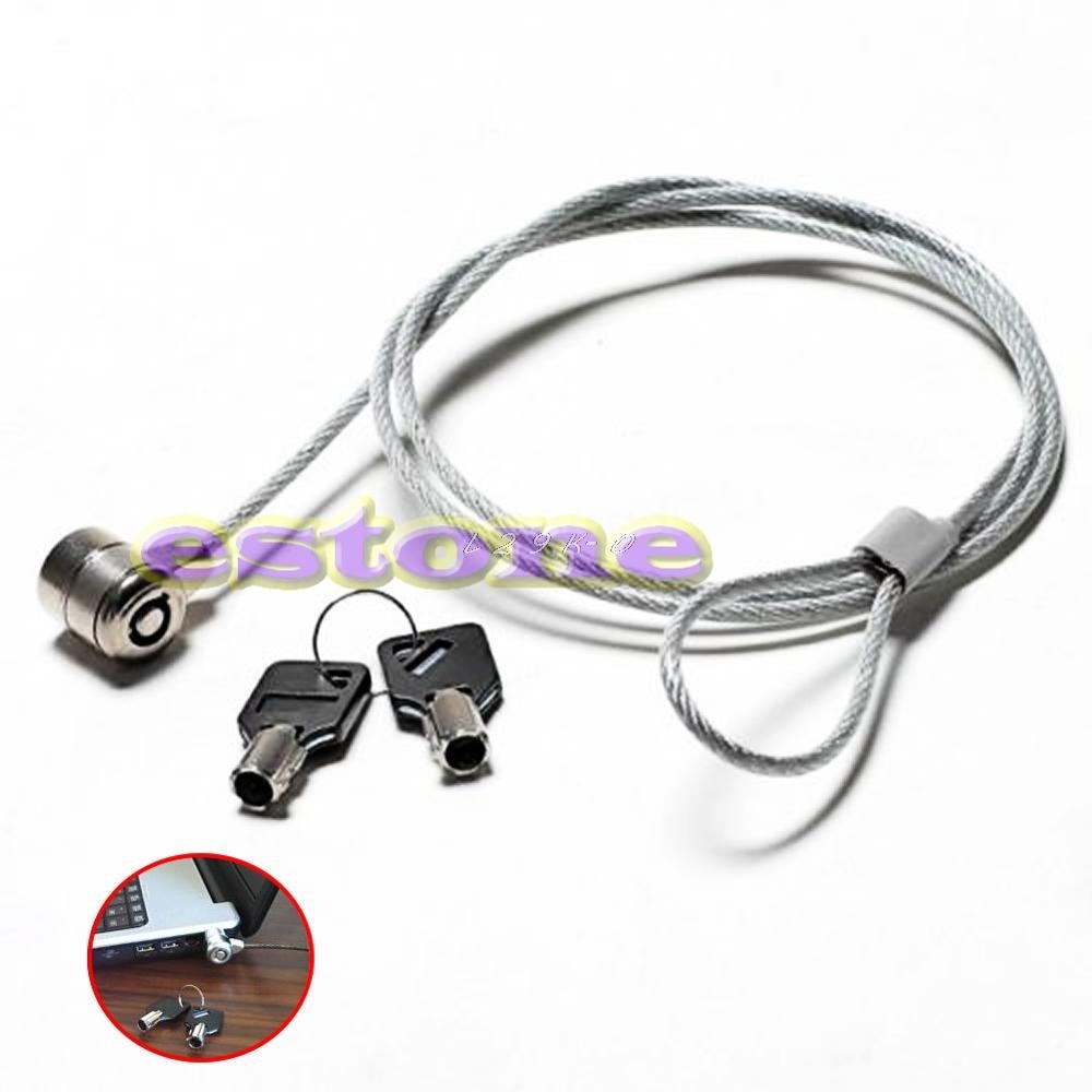 Notebook Laptop Computer Lock Beveiliging Security China Kabel Ketting Met 2 Sleutel Gloednieuwe