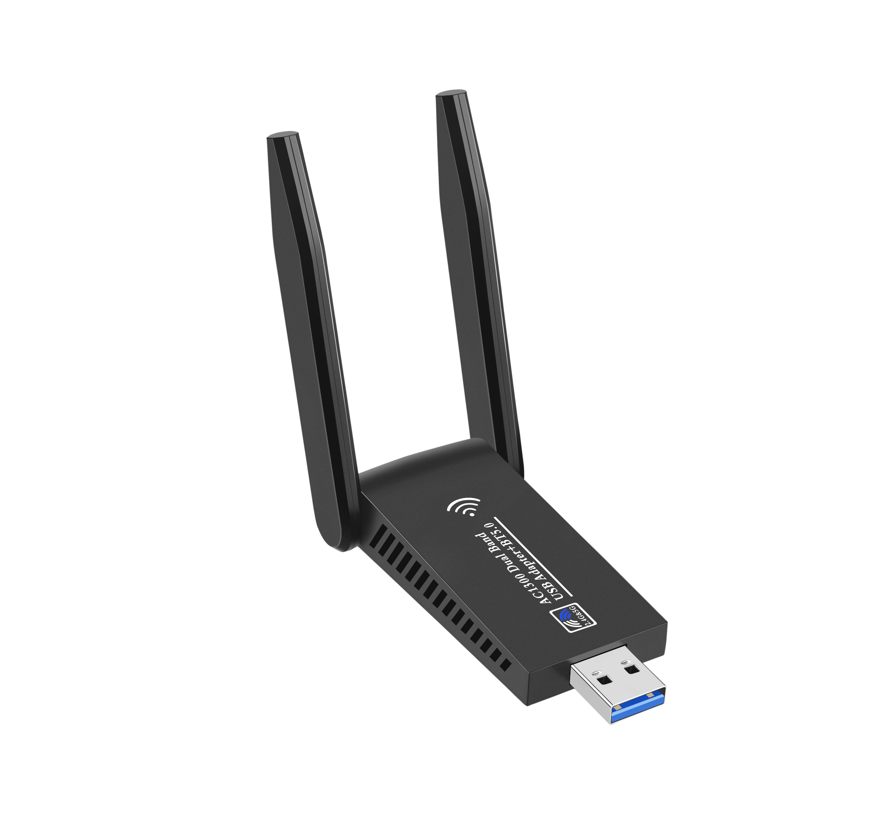 3.0 USB WIFI 1300mbps Bluetooth Dual Band Wireless Network Card AC1300 with Antenna For Laptop PC Mini Dongle
