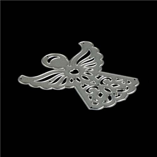 Kleine Engel Stansmessen Carbon Staal Diy Scrapbooking Die Cuts Wedding Kaarten Fotoalbum Decoratie Metalen Ambachtelijke Sterft 6.5*7.2Cm
