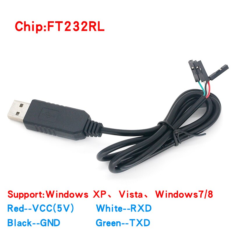 PL2303 TA USB TTL RS232 Convert Serial Cable PL2303TA Compatible With Win XP/VISTA/7/8/8.1 Replace PL2303HX: FT232RL
