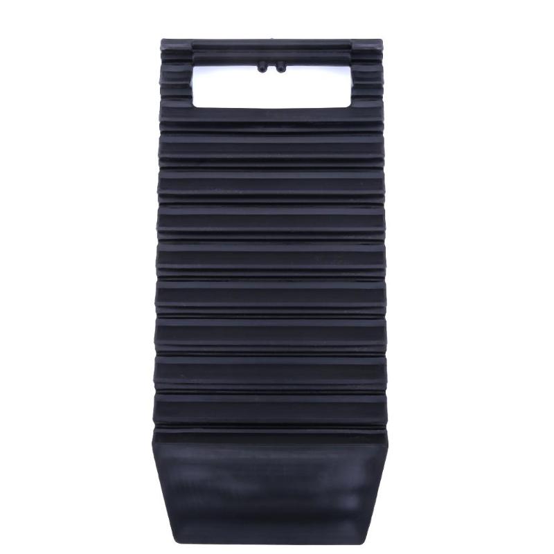 Zwarte universele multifunctionele draagbare auto wiel grip tracks tractiemat auto sneeuwkettingen 32.5 x 15 x 2.5cm