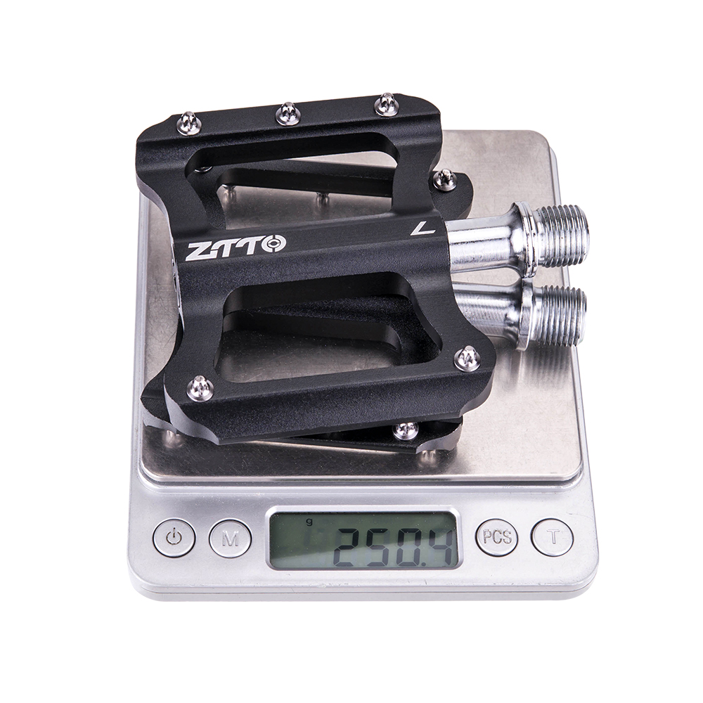 ZTTO Fahrrad Ultraleichtes Anti-Rutsch-Pedal 2 abgedichtetes Lager MTB Rennrad Pedal CNC Faltrad Pedale Flache breite Plattformpedale