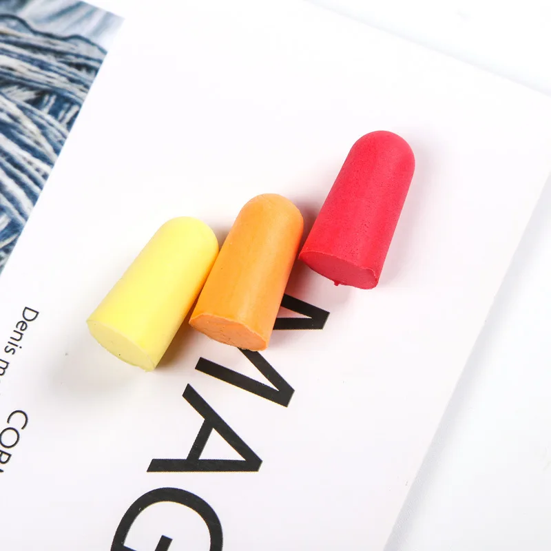 1PCS Oordopjes Ruisonderdrukking Slaap Anti Annuleren Muziek Geluidsisolatie Oordopje Bescherming Schuim Slapen Herbruikbare Oordoppen