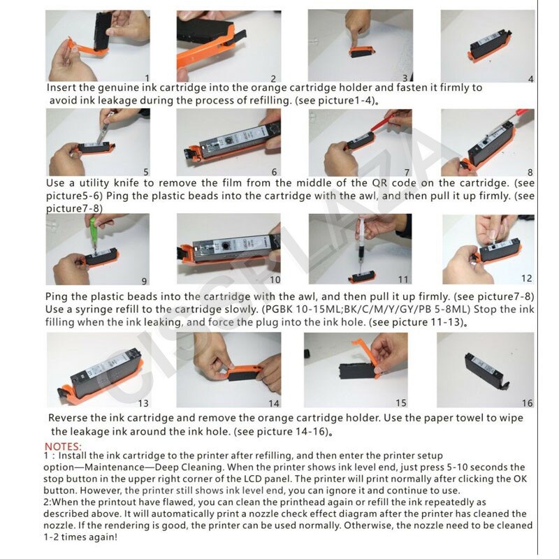 CISSPLAZA 5 farben PGI580 CLI-581compatible für Für CANON TS6150 TS6151 TS6250 TS6251 Echtem Tinte Patrone Refill-Tool Kit 5C