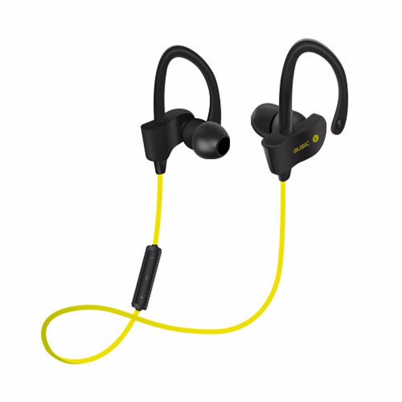Auriculares inalámbricos con Bluetooth para música, cascos sin cables de manos libres, ideal para jugadores de videojuegos, compatible con iPhone X 9 8 y Huawei: yellow-niujiao
