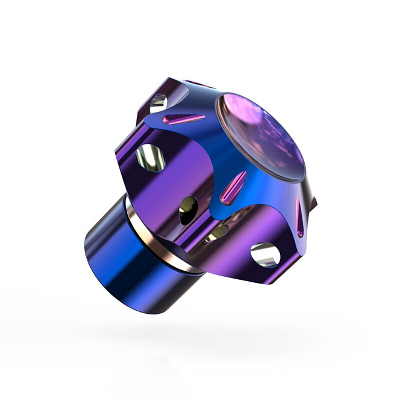 Key Cover Universal Motorcycle Modified Crective CNC Keychain Decorative Modification Parts Titanium Alloy Key Head Covers: type B