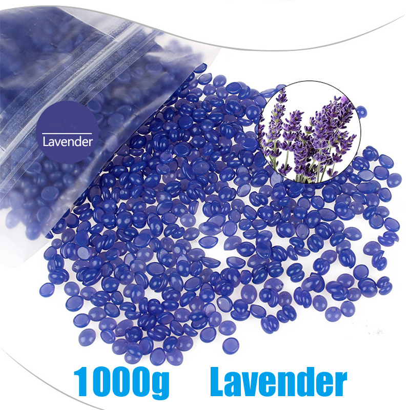 1000g Film Schmerzlos Wachsen Perlen Enthaarung Wachs Bohnen Harte Wachs Bohnen Heizung Wachs Maschine Bikini Gesicht Körper haar Entfernung: Elfenbein