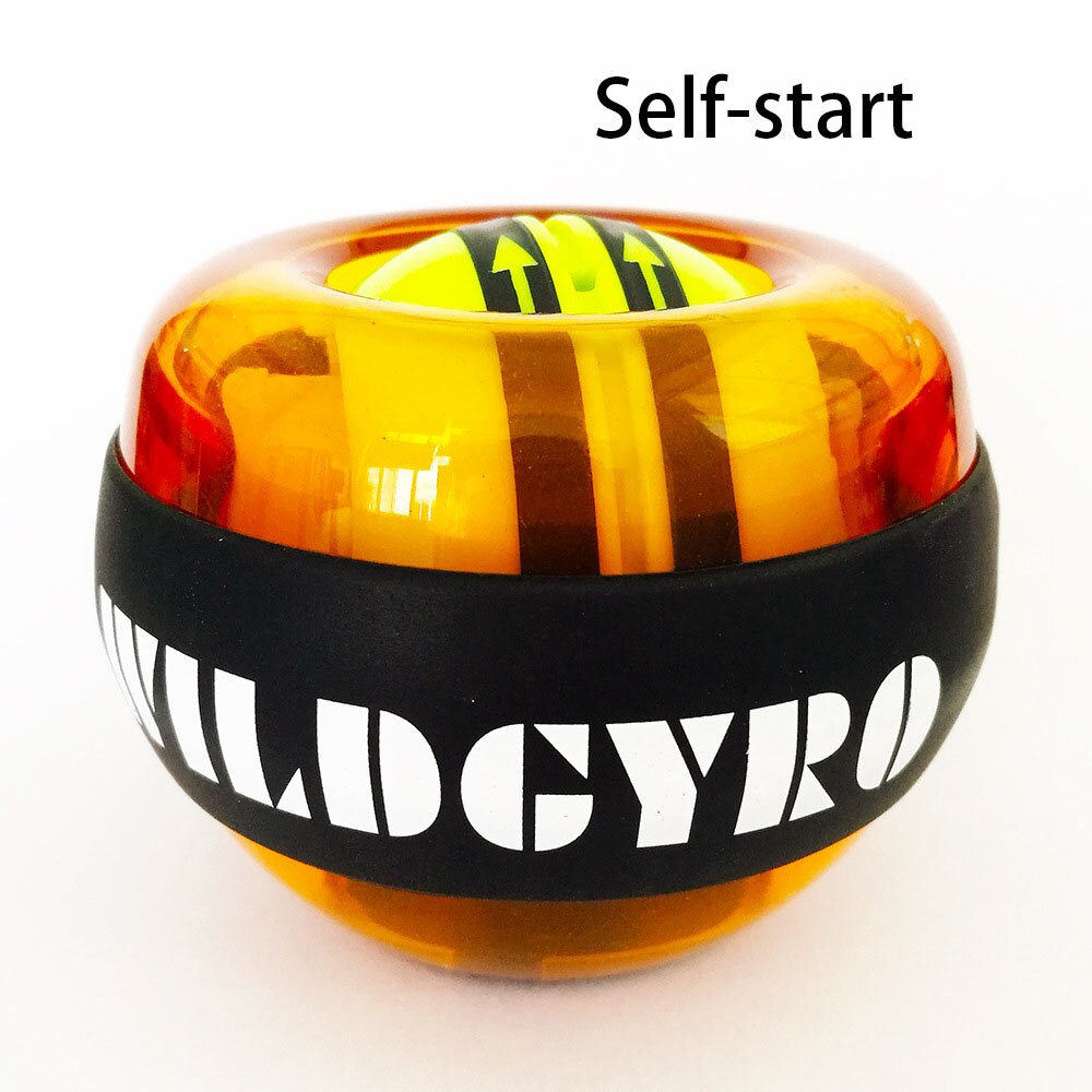 Giroscopio de bola de muñeca para gimnasio, ejercitador de agarre de mano, giroscopio de fuerza para Fitness, relajación muscular, 30 libras: Multicolor