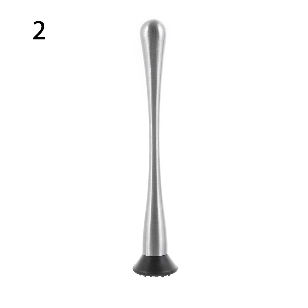 Rvs Cocktail DIY Ice Fruit Drink Mixer Staaf Bar Gereedschap Bartending Roerstokjes Bartenders Staaf Accessoires: 3.8 X 22.5CM