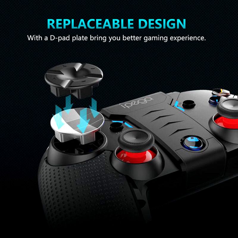Ipega PG-9099 Wolverine Bluetooth Gaming Controller Dual Motor Turbo Gamepad support 6.2in Smart Phone switch for Android