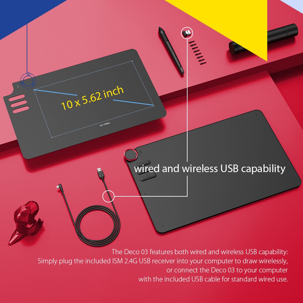 XP-Pen Deco 03 USB Wireless Receiver ONLY For xp-pen Deco 03