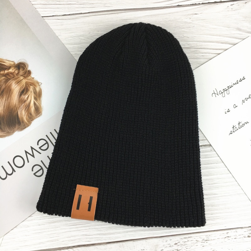 Baby Hoed Voor 3T Kinderen Kids Gebreide Cap Haak Solid Mutsen Jongens Meisjes Hoeden Hoofddeksels Peuter Kids Caps Accessoires