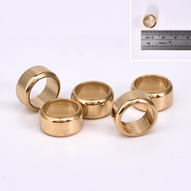 10 stück edelstahl metall Abstandshalter Rohr perlen Reize Schieberegler großes See 6mm 8mm für männer schmuckherstellung diy lederband Armbinde: Nr . .6 See 8mm