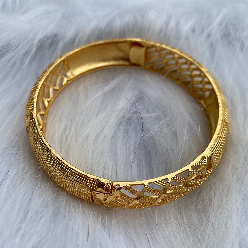 1Pcs Ethiopische Gouden Armband En Armbanden Voor Vrouwen/Mannen Gouden Kleur Dubai Armbanden Afrika Hand Chain Sieraden Ethiopische/Arabische